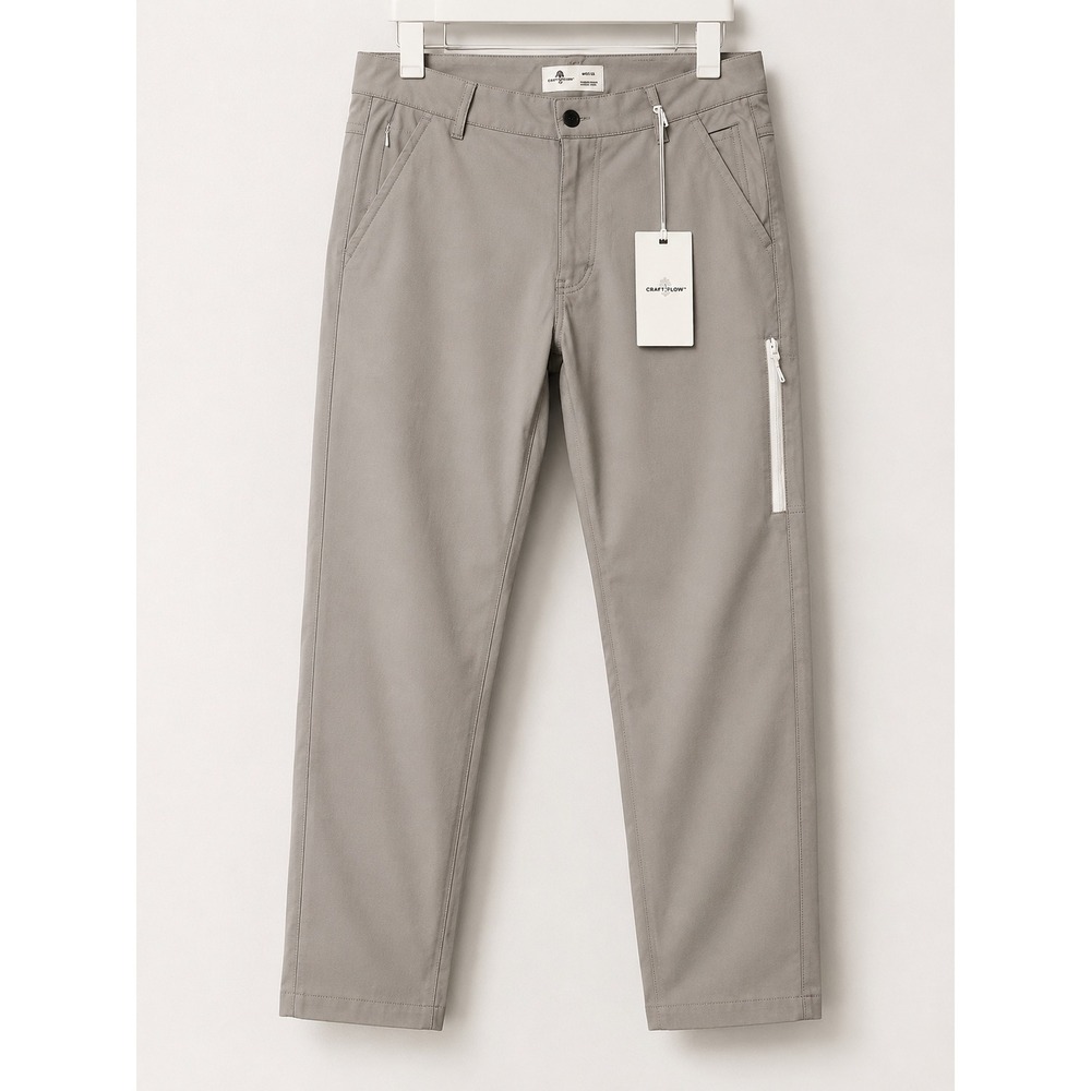 Craft + Flow Technical Utility Pants Mens W30 L30 Grey NWT Gorpcore Commuter